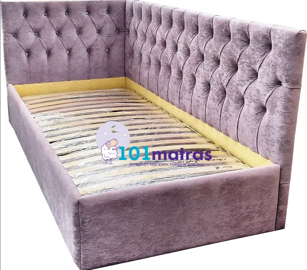 Кровать Capitone Style Ева с ПМ 1 кат. 90x190