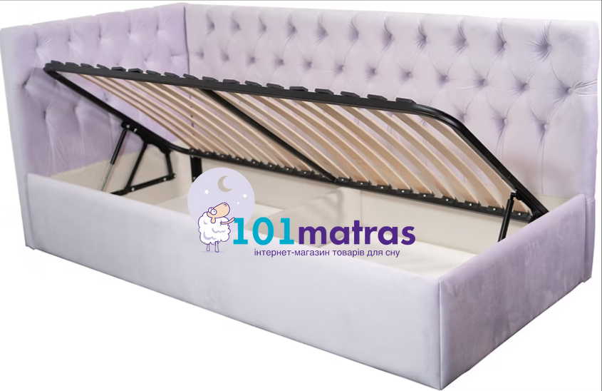 Кровать Capitone Style Ева с ПМ 1 кат. 90x190
