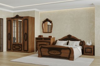 Спальня Світ Меблів Катрин (патина) 4Д (б/матрасу, та каркаса)