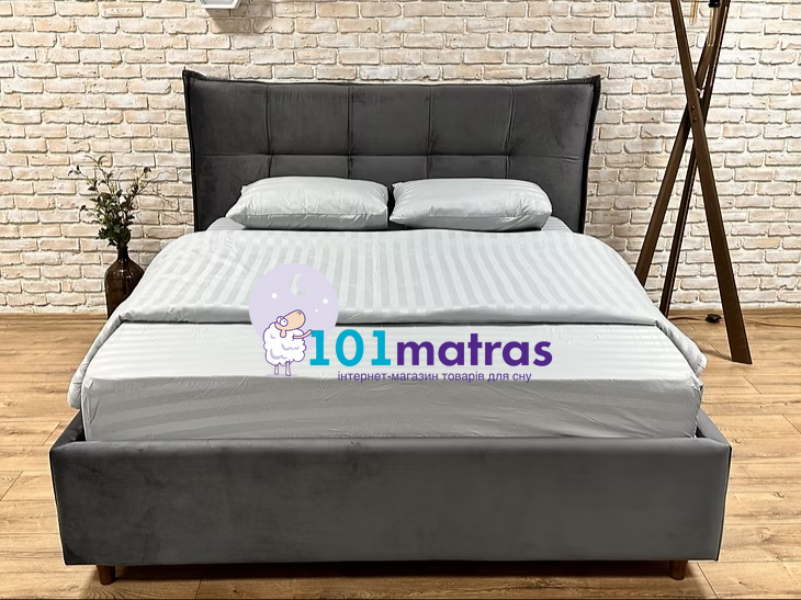 Ліжко Capitone Style Леслі з ПМ 1 кат. 140x200
