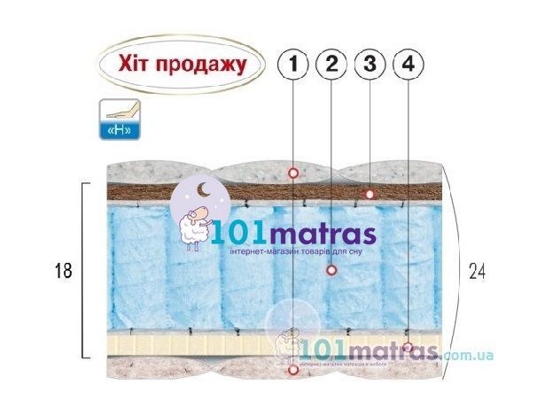 Матрас Велам Сапфир 90х200