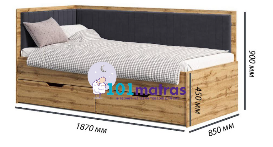 Детская кровать Viorina Deco Brooklyn 80х190
