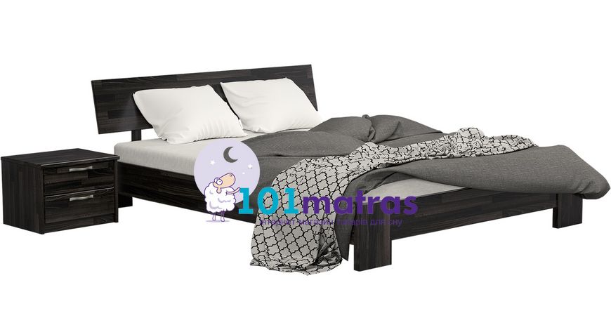 Кровать Эстелла Титан бук(щит) 160х200 107