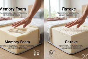 Memory Foam или латекс: детальное сравнение 2026 | 101matras