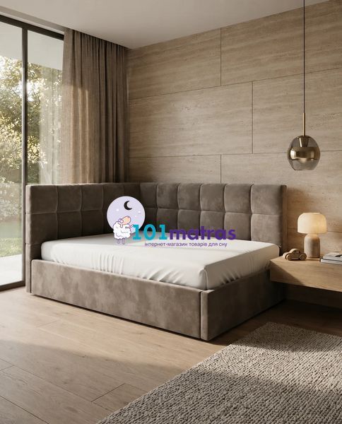 Угловая кровать WAMM Terry с ПМ 1 кат. 90x200