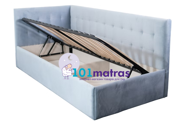 Кровать Capitone Style Лукас с ПМ 1 кат. 90x190