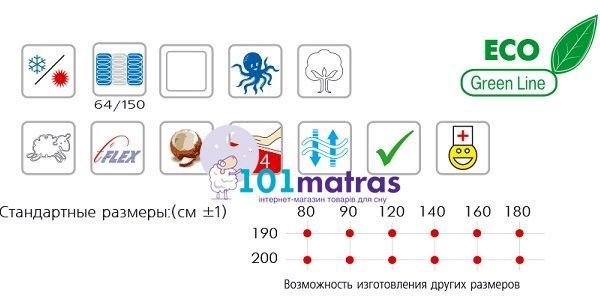 Матраc Велам Рубин 120х190
