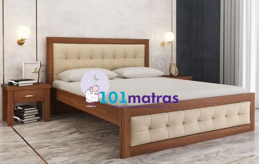 Кровать Лев Мадрид 20 плюс щит 90х190