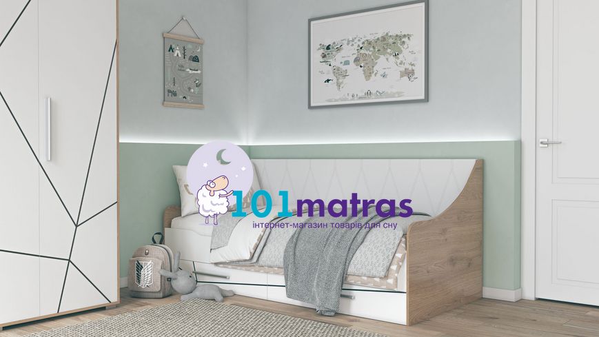 Ліжко Світ Меблів Тоні 90х200  (+шухляди)