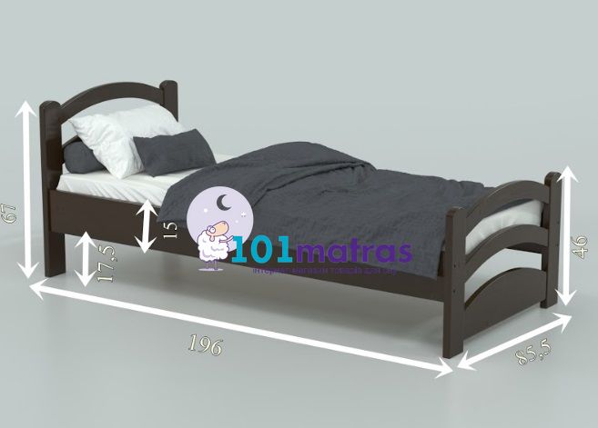 Кровать Luna Барни 80х160