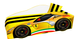 Кровать-машинка "ELIT Ferrari E-2" Yellow без ПМ 70х150
