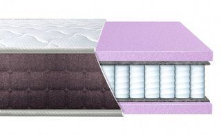 Матрац Eurosleep BRAVE SPRING FOAM Трикотаж 70х190
