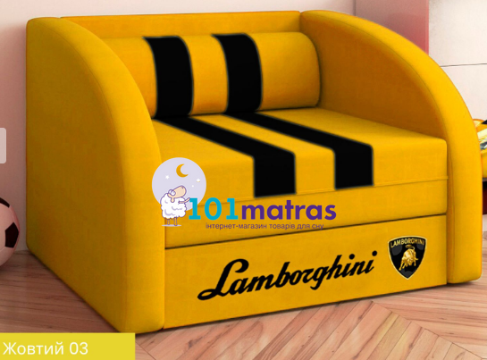 Кресло-диван Viorina Deko Smart Sm 003 (жовтий) 80х170
