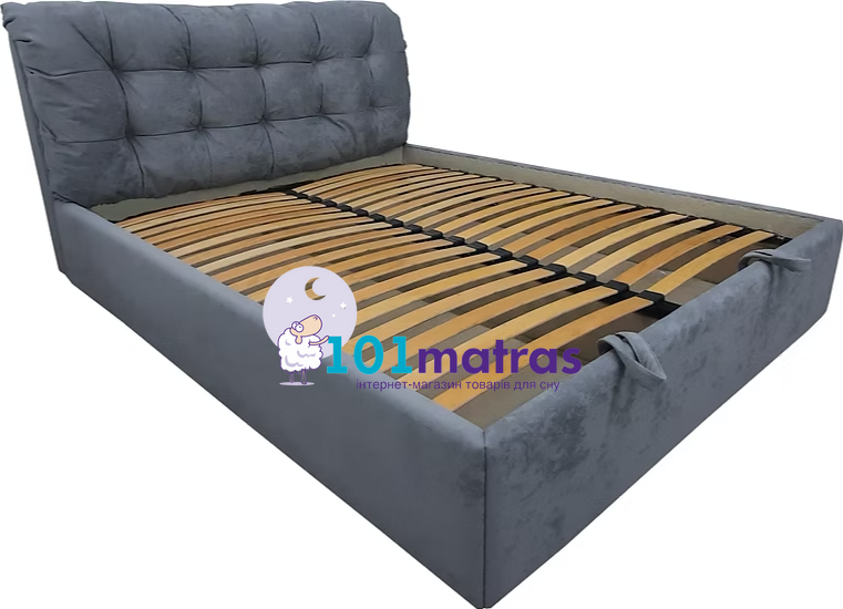 Ліжко Capitone Style Вікторія з ПМ 1 кат. 140x200
