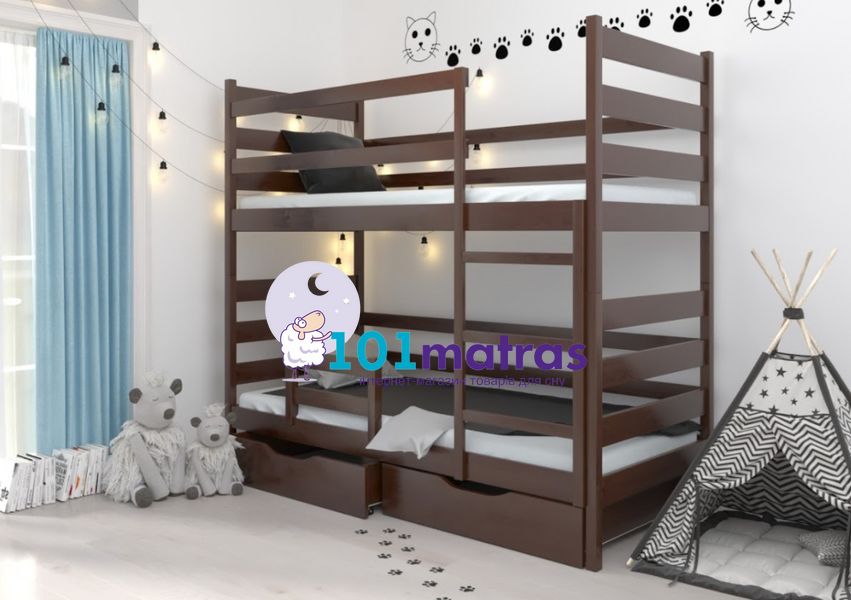 Кровать двухъярусная Luna Амели 90х190