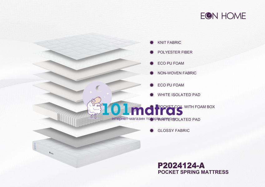 Матрац JBM Zen 140х200 см
